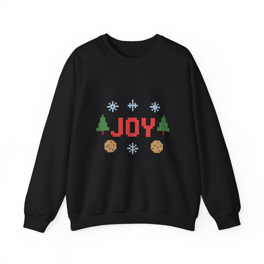 Christmas Joy In Pixel Unisex Heavy Blend™ Crewneck Sweatshirt