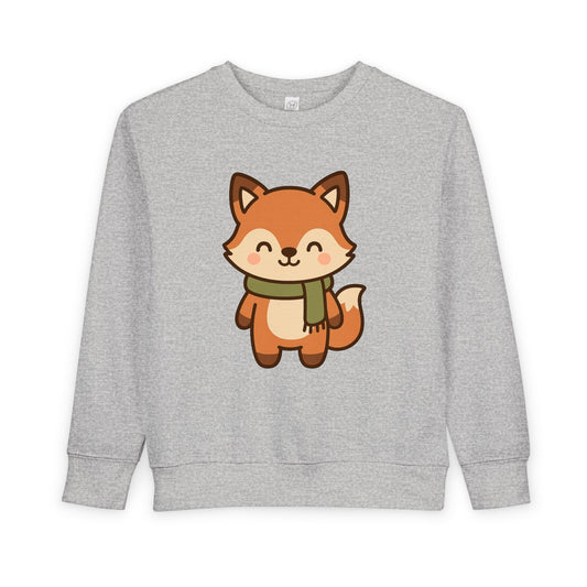 Christmas Foxy Scarf Toddler Sweatshirt