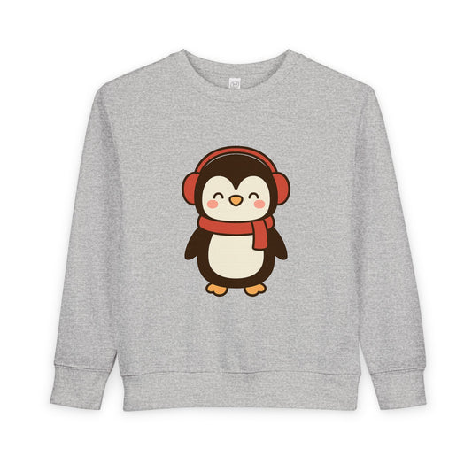 Christmas Winter Penguin Toddler Sweatshirt