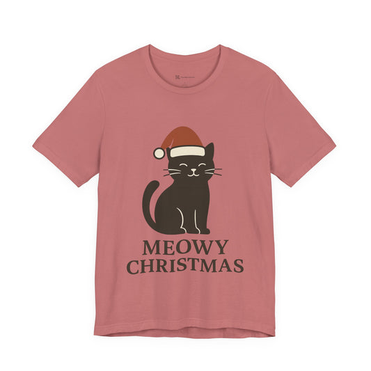 Meowy Christmas Unisex Jersey Short Sleeve Tee T-shirt