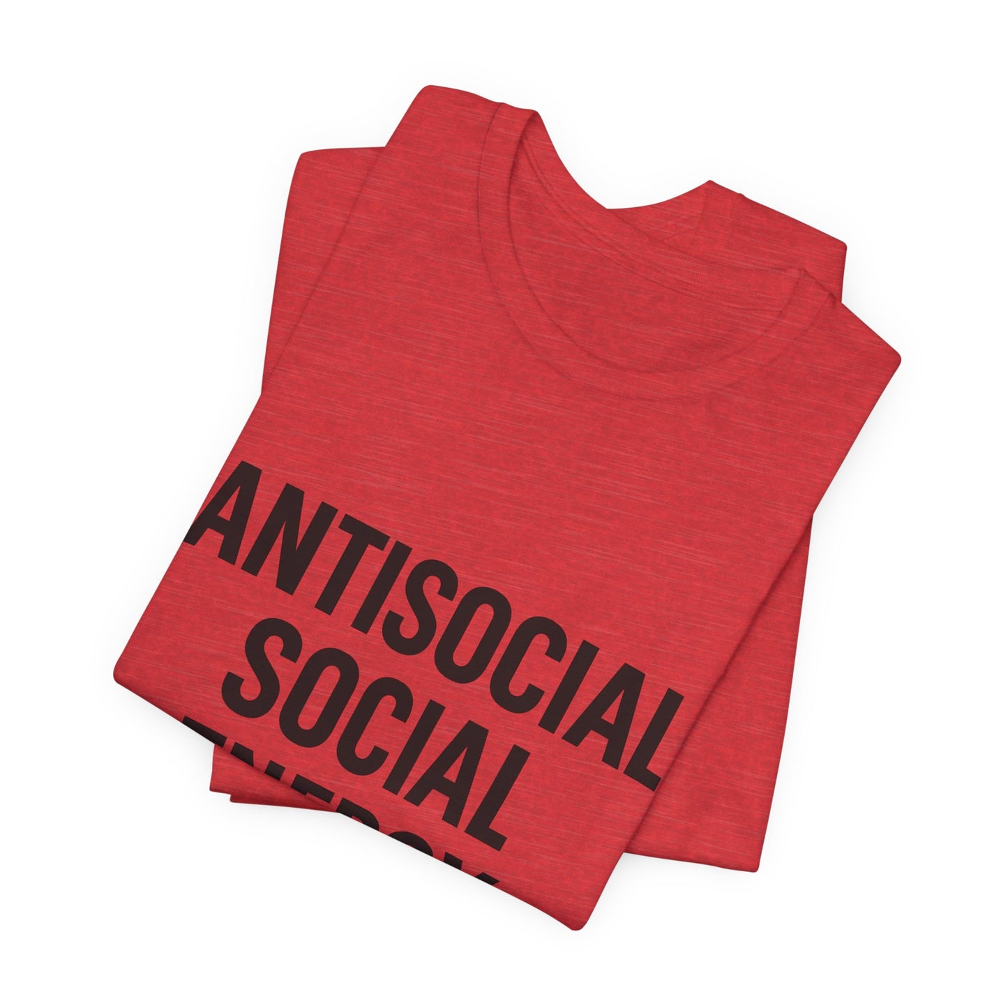 Antisocial Social Energy Unisex Jersey Short Sleeve Tee T-shirt