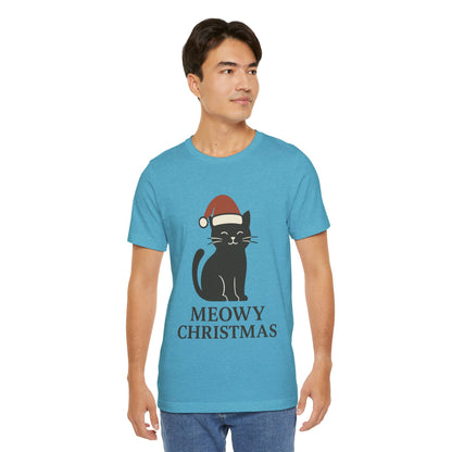 Meowy Christmas Unisex Jersey Short Sleeve Tee T-shirt