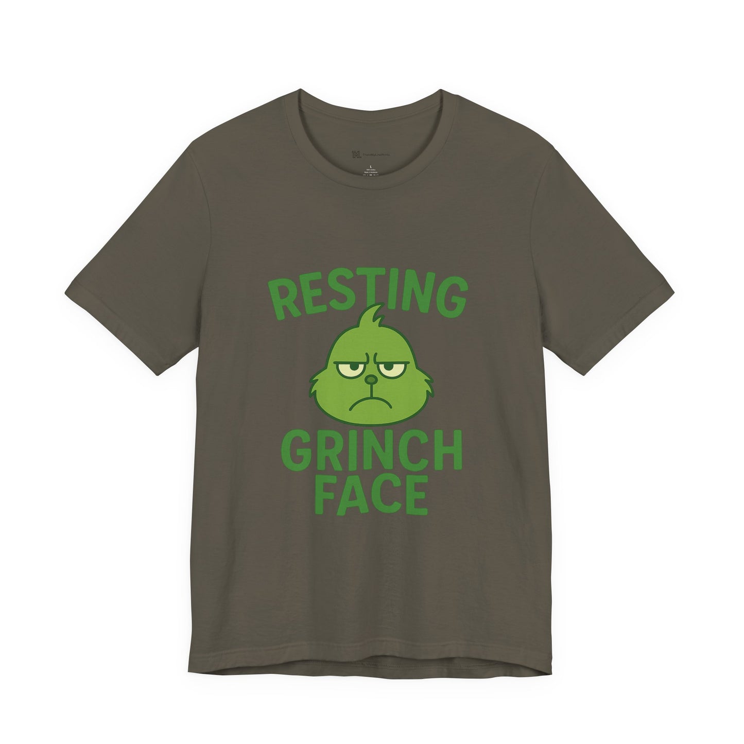 Gringe Resting Face Christmas Unisex Jersey Short Sleeve Tee T-shirt
