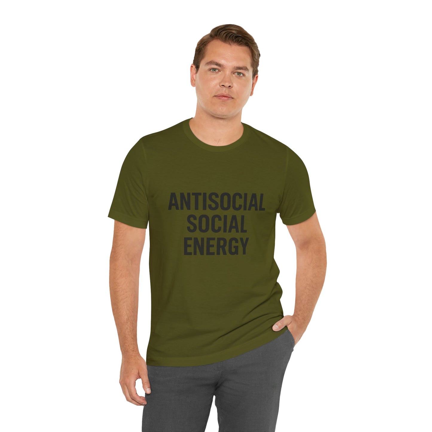 Antisocial Social Energy Unisex Jersey Short Sleeve Tee T-shirt