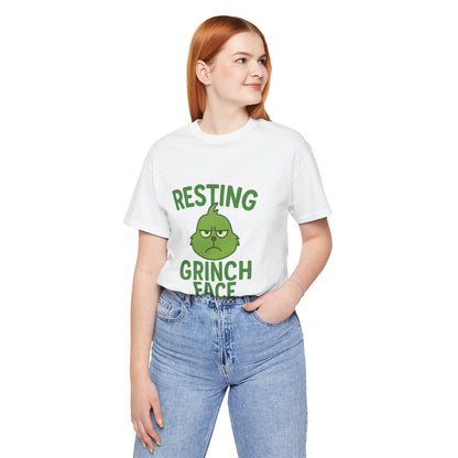 Gringe Resting Face Christmas Unisex Jersey Short Sleeve Tee T-shirt