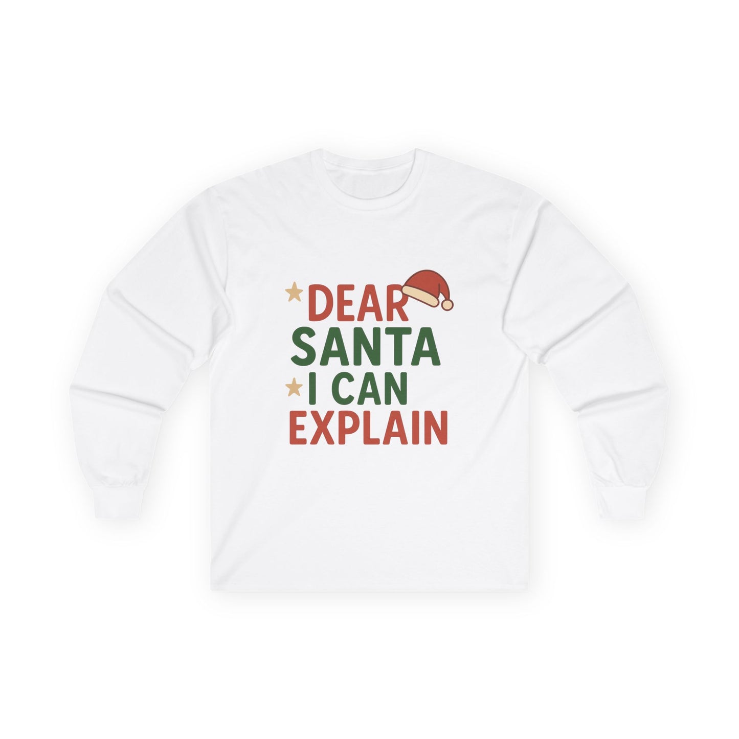 Dear Santa I Can Explain Christmas Unisex Ultra Cotton Long Sleeve Tee