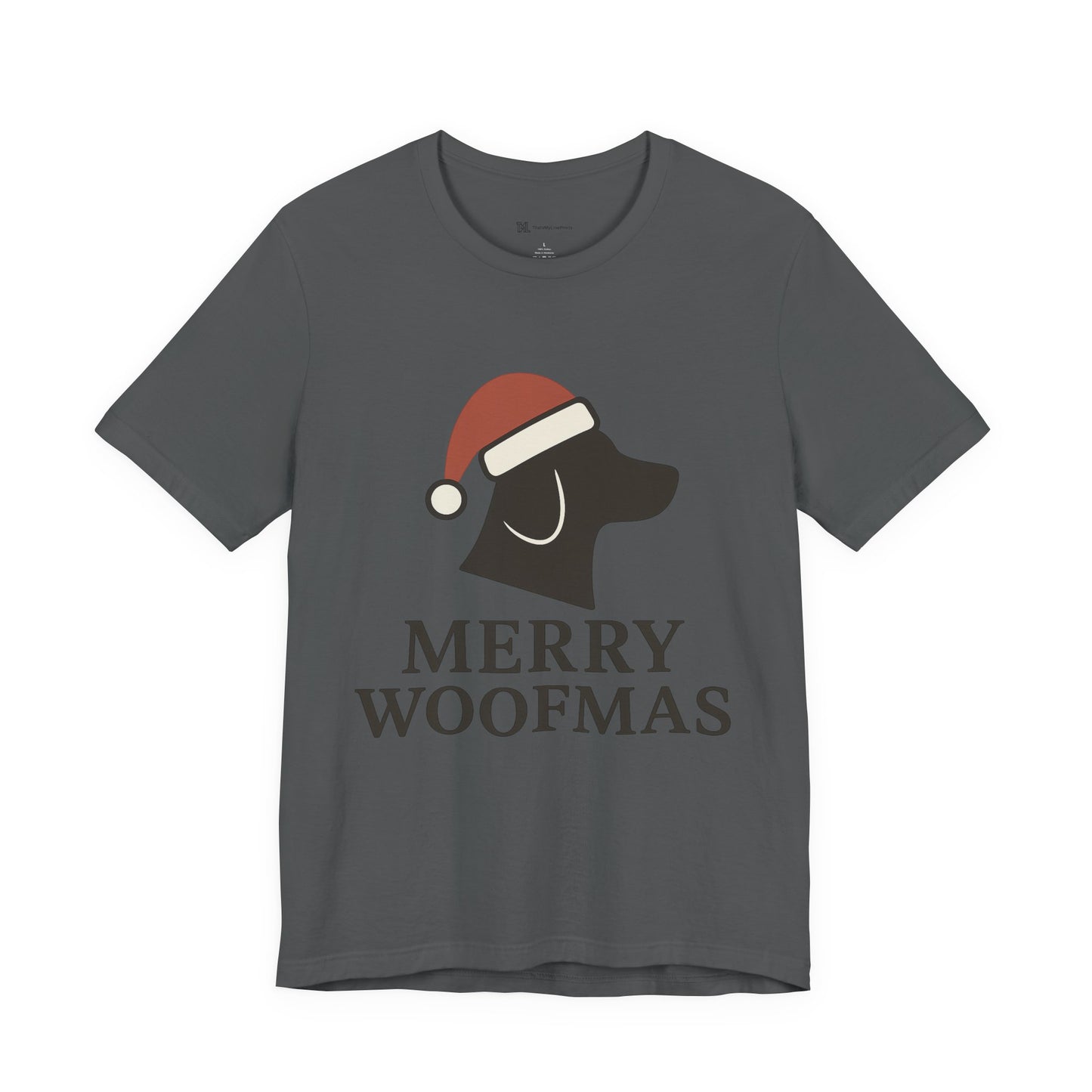 Merry Woofmas Christmas Unisex Jersey Short Sleeve Tee T-shirt