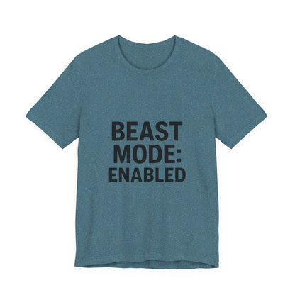 Beast Mode Enabled Unisex Jersey Short Sleeve Tee T-shirt