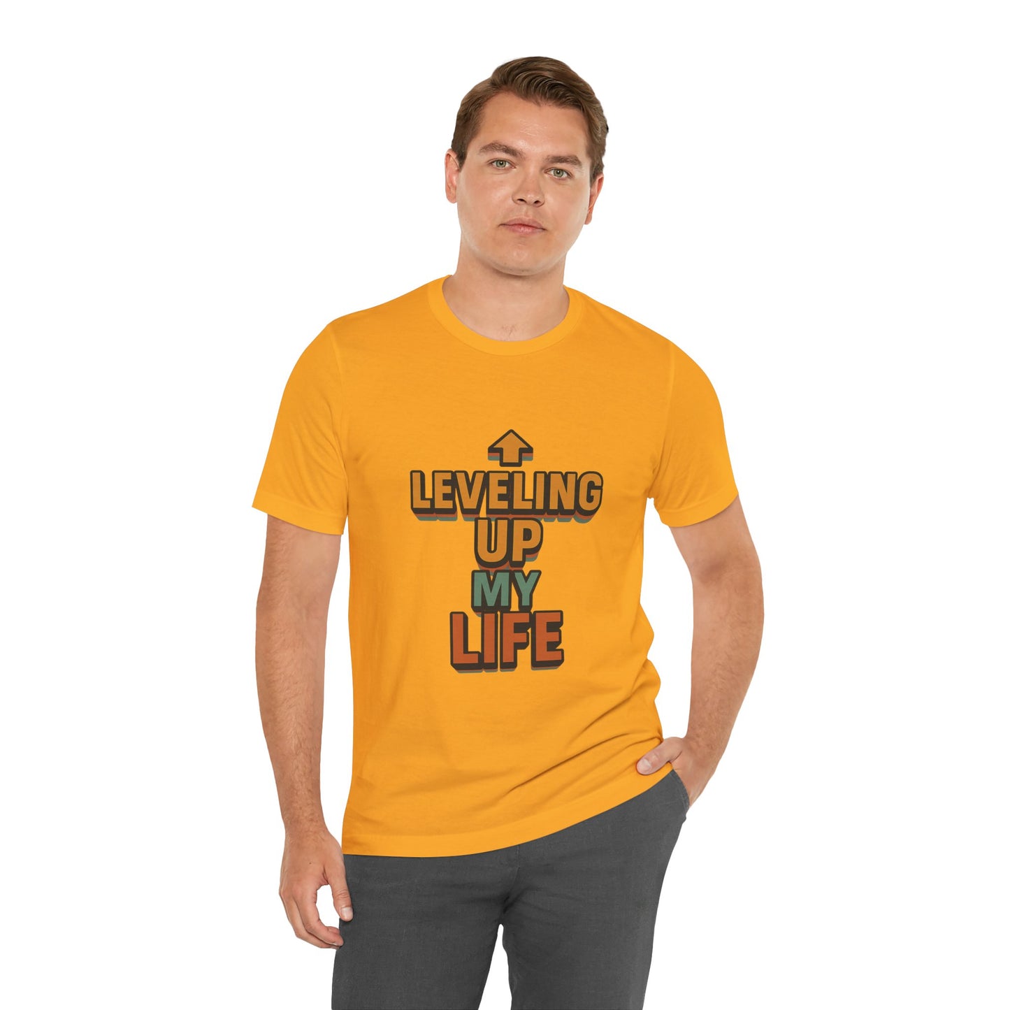 Leveling Up My Life Unisex Jersey Short Sleeve Tee T-shirt