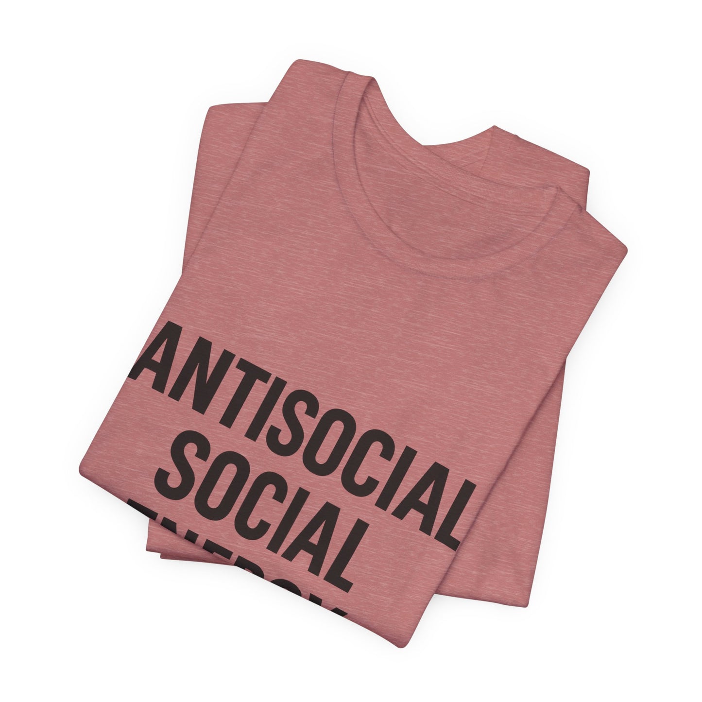 Antisocial Social Energy Unisex Jersey Short Sleeve Tee T-shirt