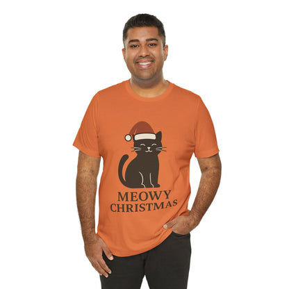 Meowy Christmas Unisex Jersey Short Sleeve Tee T-shirt