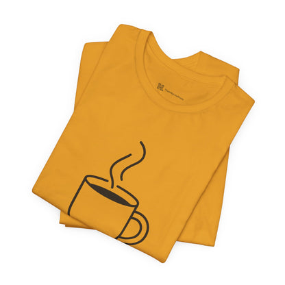 Brewed For Peace Coffee Humor Unisex Jersey Short Sleeve Tee T-shirt