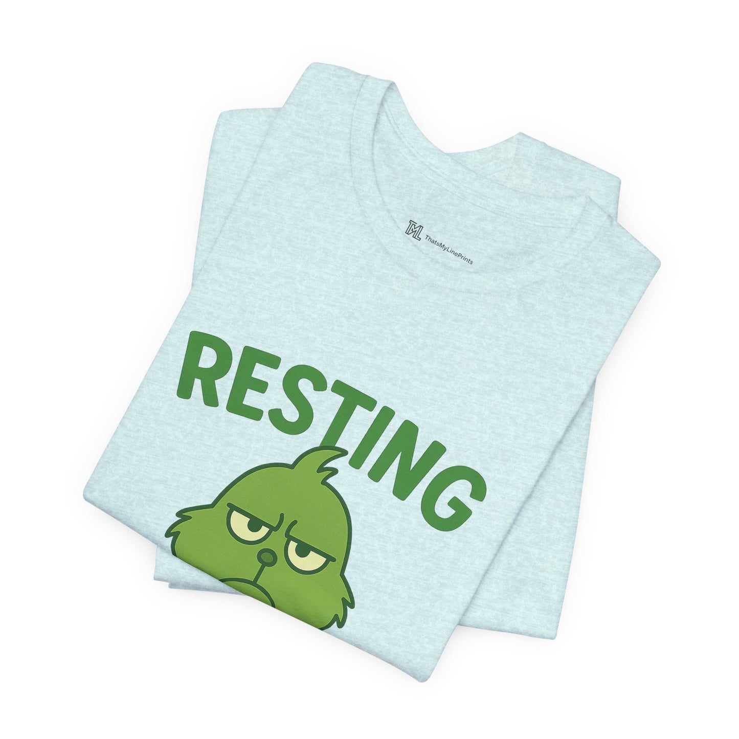 Gringe Resting Face Christmas Unisex Jersey Short Sleeve Tee T-shirt