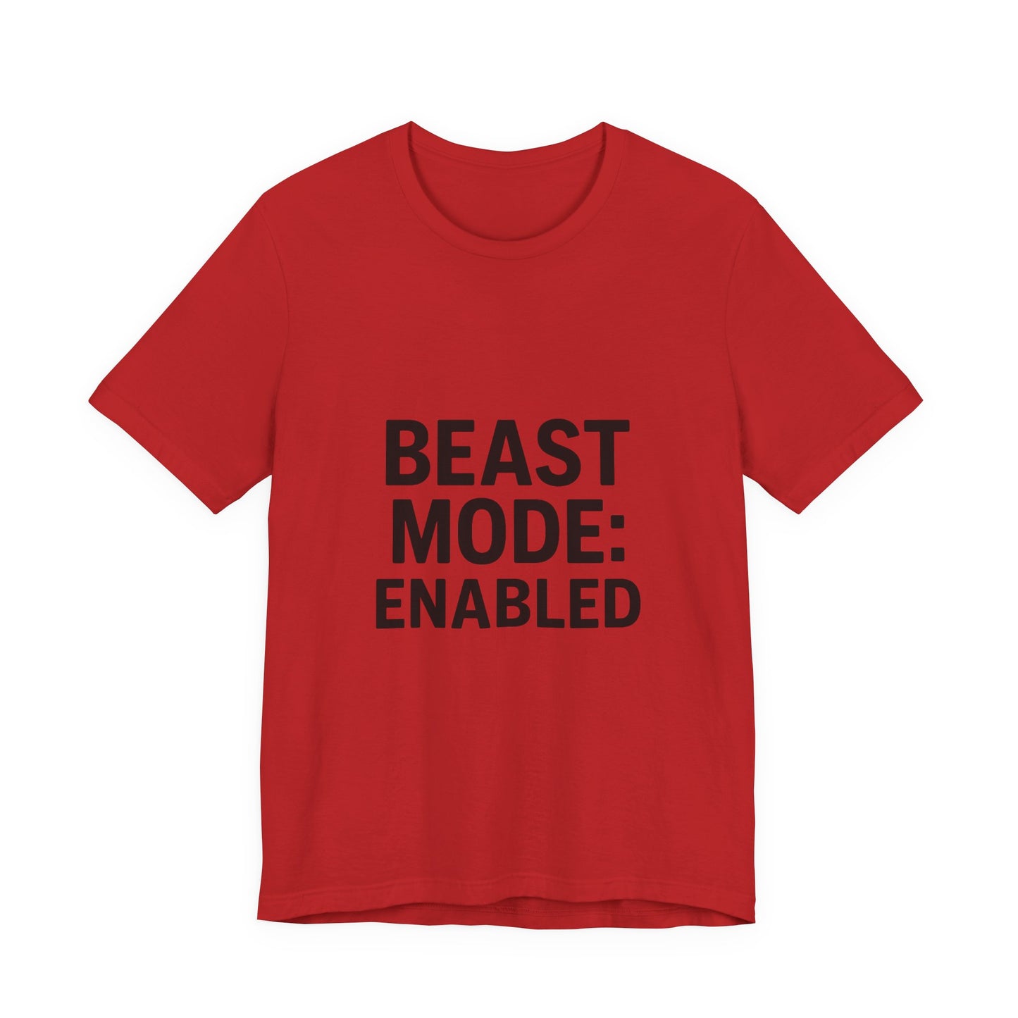 Beast Mode Enabled Unisex Jersey Short Sleeve Tee T-shirt