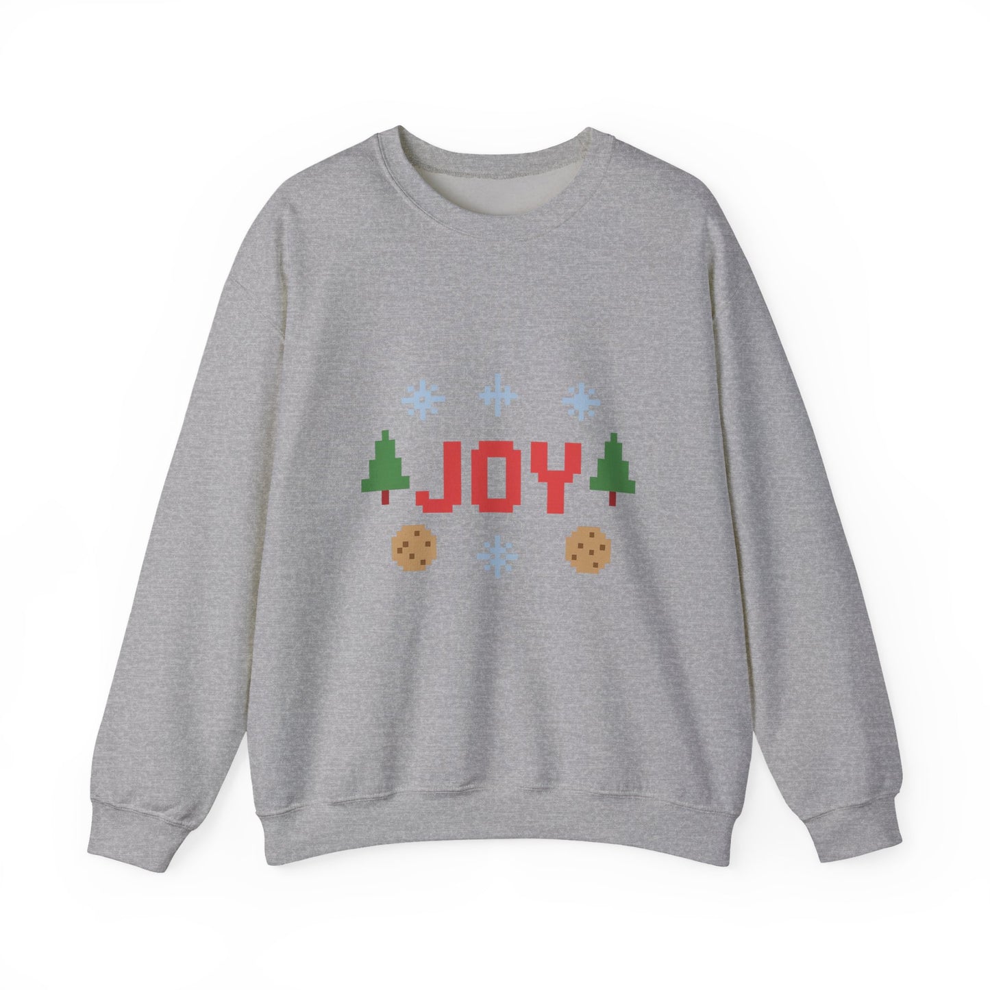 Christmas Joy In Pixel Unisex Heavy Blend™ Crewneck Sweatshirt