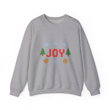 Christmas Joy In Pixel Unisex Heavy Blend™ Crewneck Sweatshirt