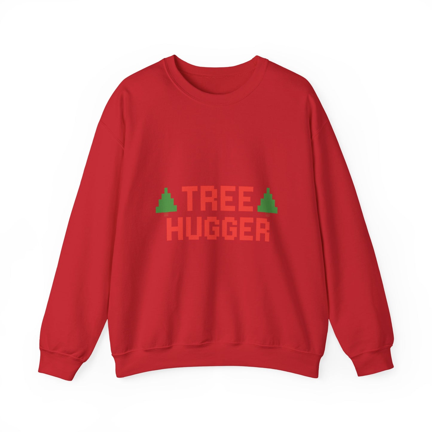 Tree Hugger Christmas Unisex Heavy Blend™ Crewneck Sweatshirt