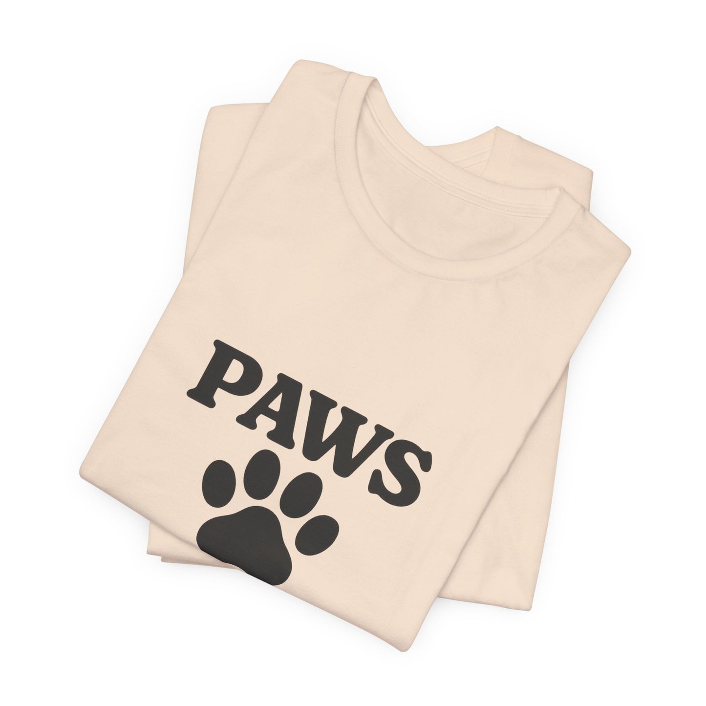 Paws Before Coffee Unisex Jersey Short Sleeve Tee T-shirt