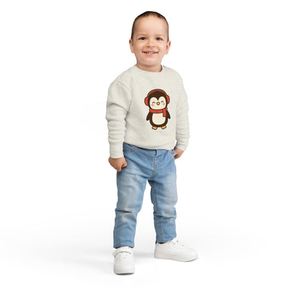 Christmas Winter Penguin Toddler Sweatshirt