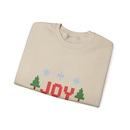 Christmas Joy In Pixel Unisex Heavy Blend™ Crewneck Sweatshirt