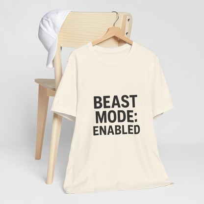 Beast Mode Enabled Unisex Jersey Short Sleeve Tee T-shirt