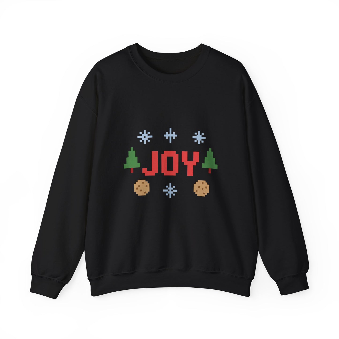 Christmas Joy In Pixel Unisex Heavy Blend™ Crewneck Sweatshirt