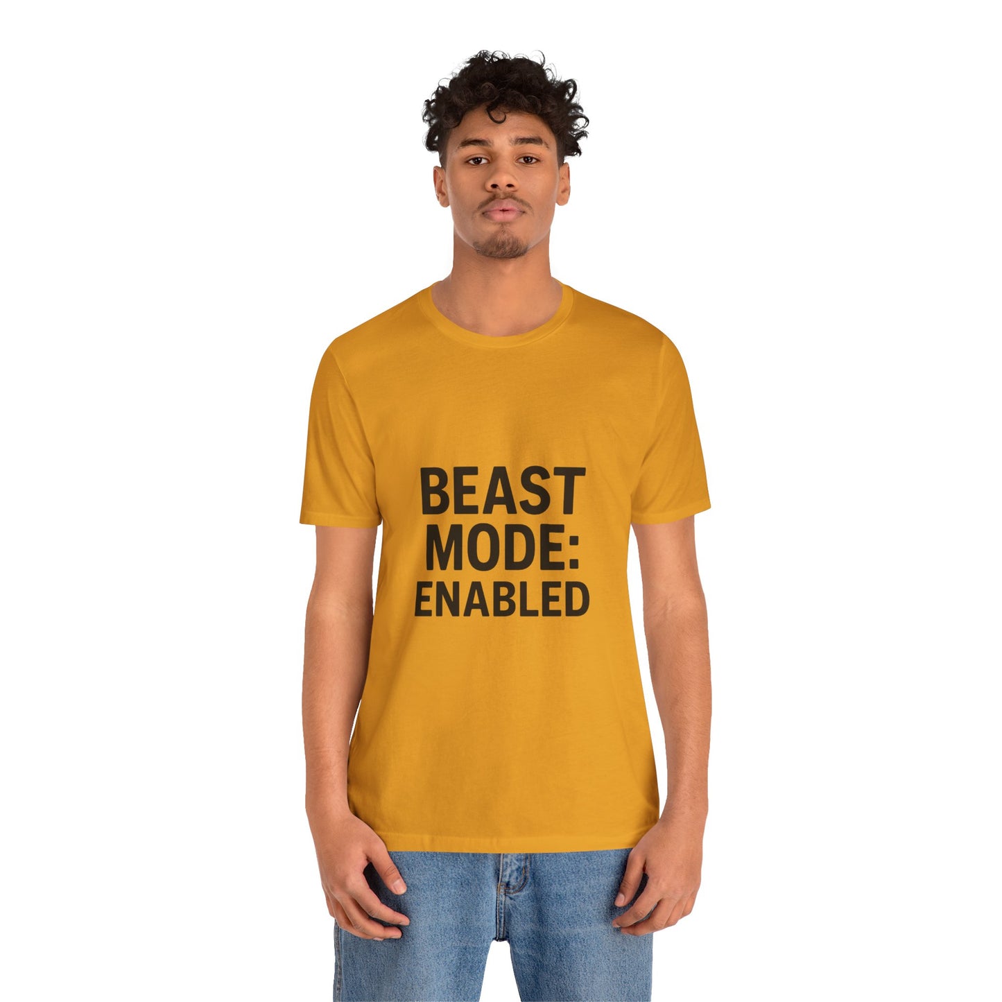 Beast Mode Enabled Unisex Jersey Short Sleeve Tee T-shirt