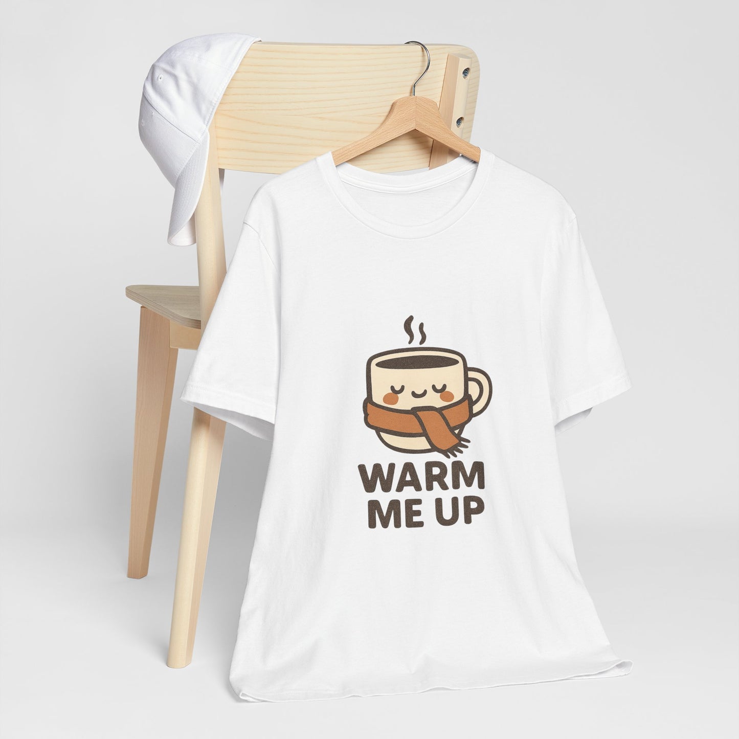 Warm Me Up Coffee Cup Unisex Jersey Short Sleeve Tee T-shirt