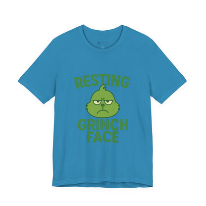 Gringe Resting Face Christmas Unisex Jersey Short Sleeve Tee T-shirt
