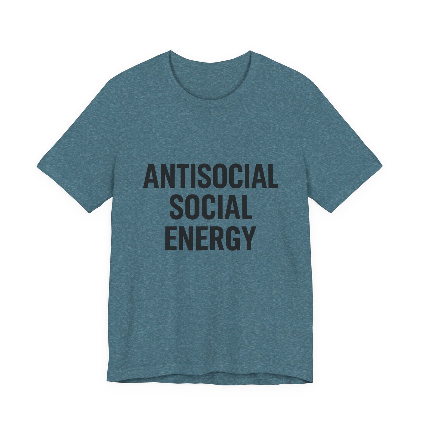 Antisocial Social Energy Unisex Jersey Short Sleeve Tee T-shirt