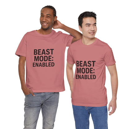 Beast Mode Enabled Unisex Jersey Short Sleeve Tee T-shirt