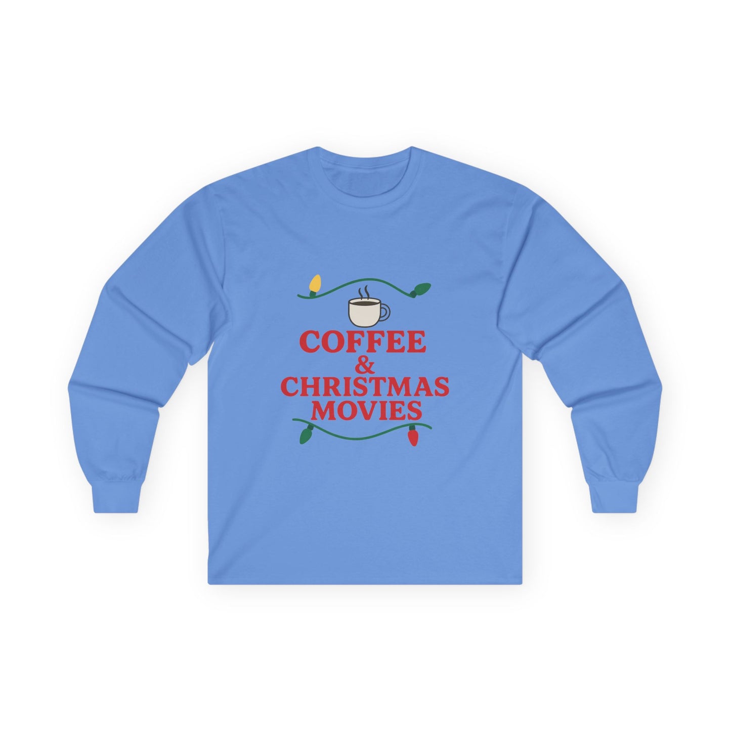 Coffee & Christmas Movies Unisex Ultra Cotton Long Sleeve Tee