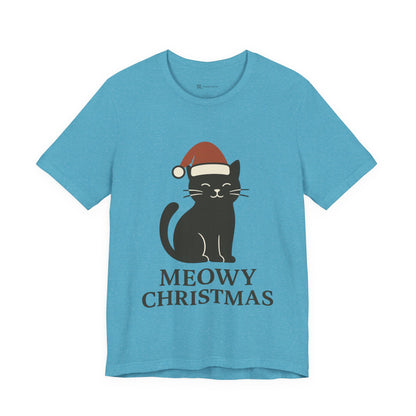 Meowy Christmas Unisex Jersey Short Sleeve Tee T-shirt