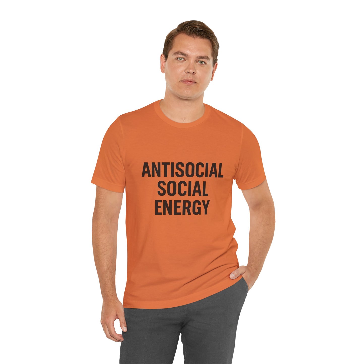 Antisocial Social Energy Unisex Jersey Short Sleeve Tee T-shirt
