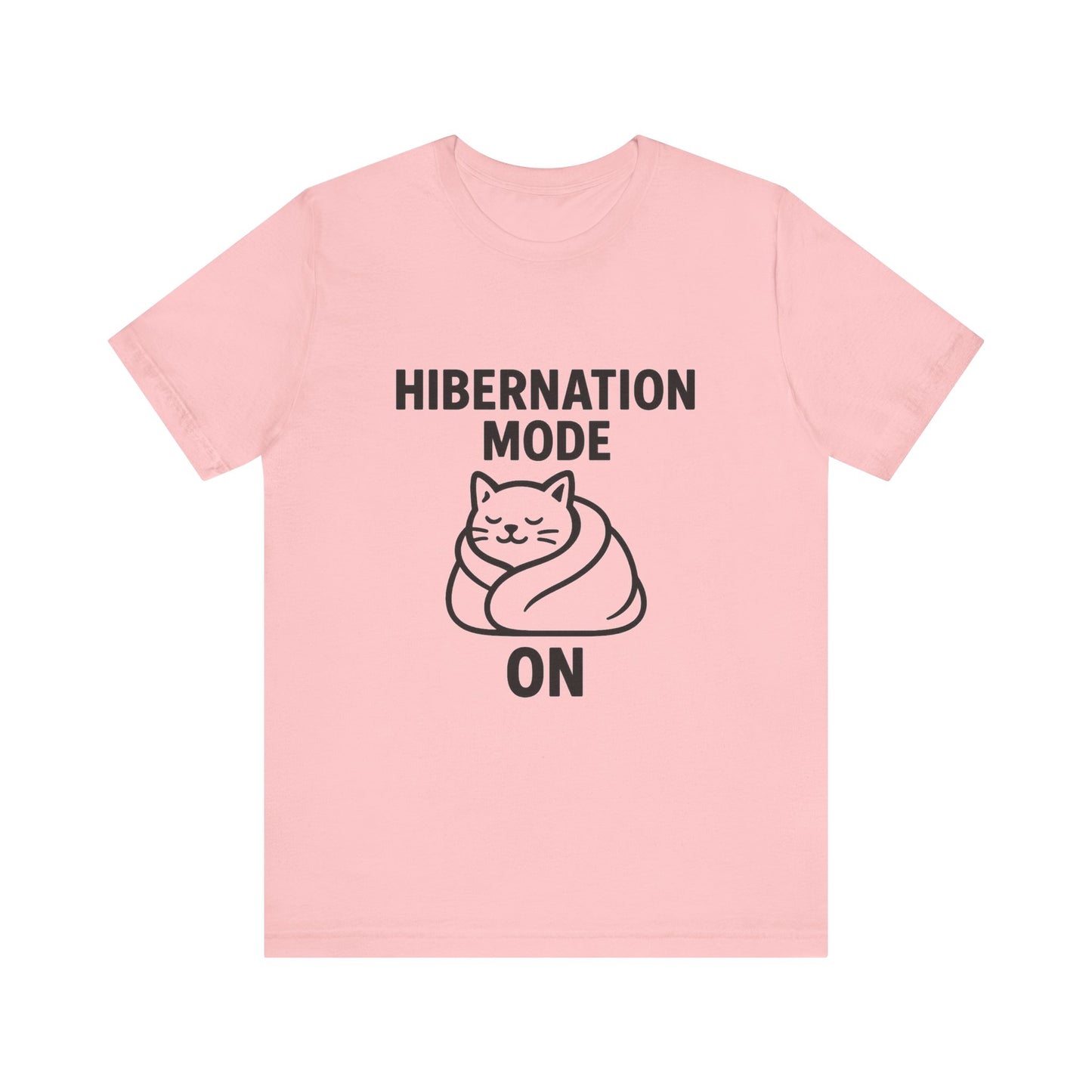 Hibernation Mode On Cat Unisex Jersey Short Sleeve Tee T-shirt