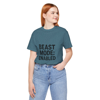 Beast Mode Enabled Unisex Jersey Short Sleeve Tee T-shirt