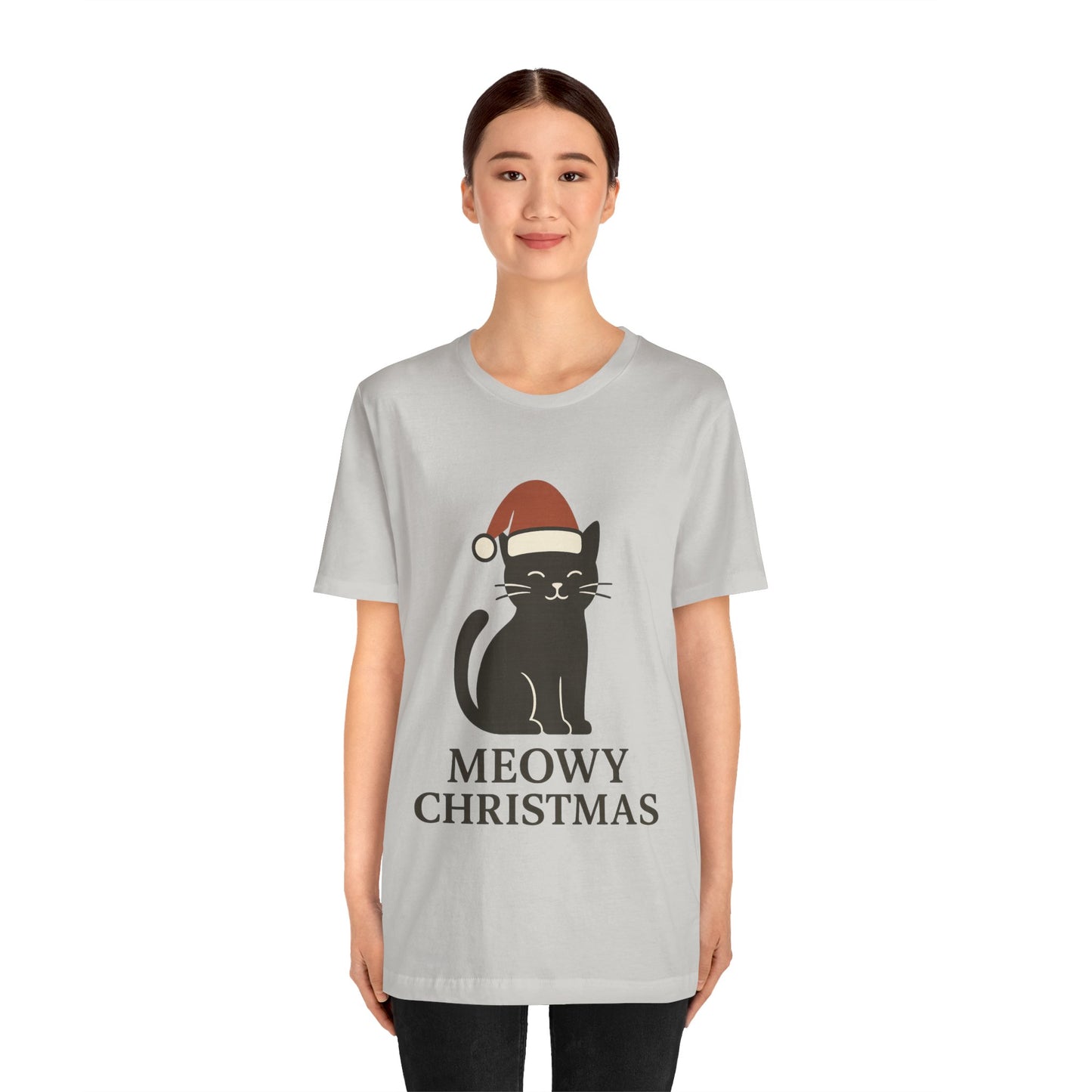 Meowy Christmas Unisex Jersey Short Sleeve Tee T-shirt