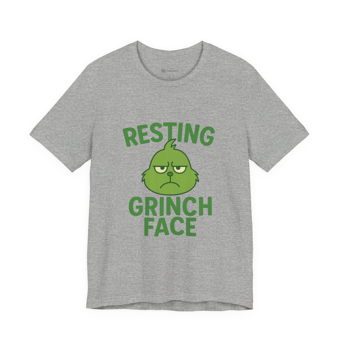 Gringe Resting Face Christmas Unisex Jersey Short Sleeve Tee T-shirt