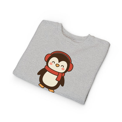 Christmas Winter Penguin Toddler Sweatshirt