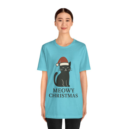 Meowy Christmas Unisex Jersey Short Sleeve Tee T-shirt