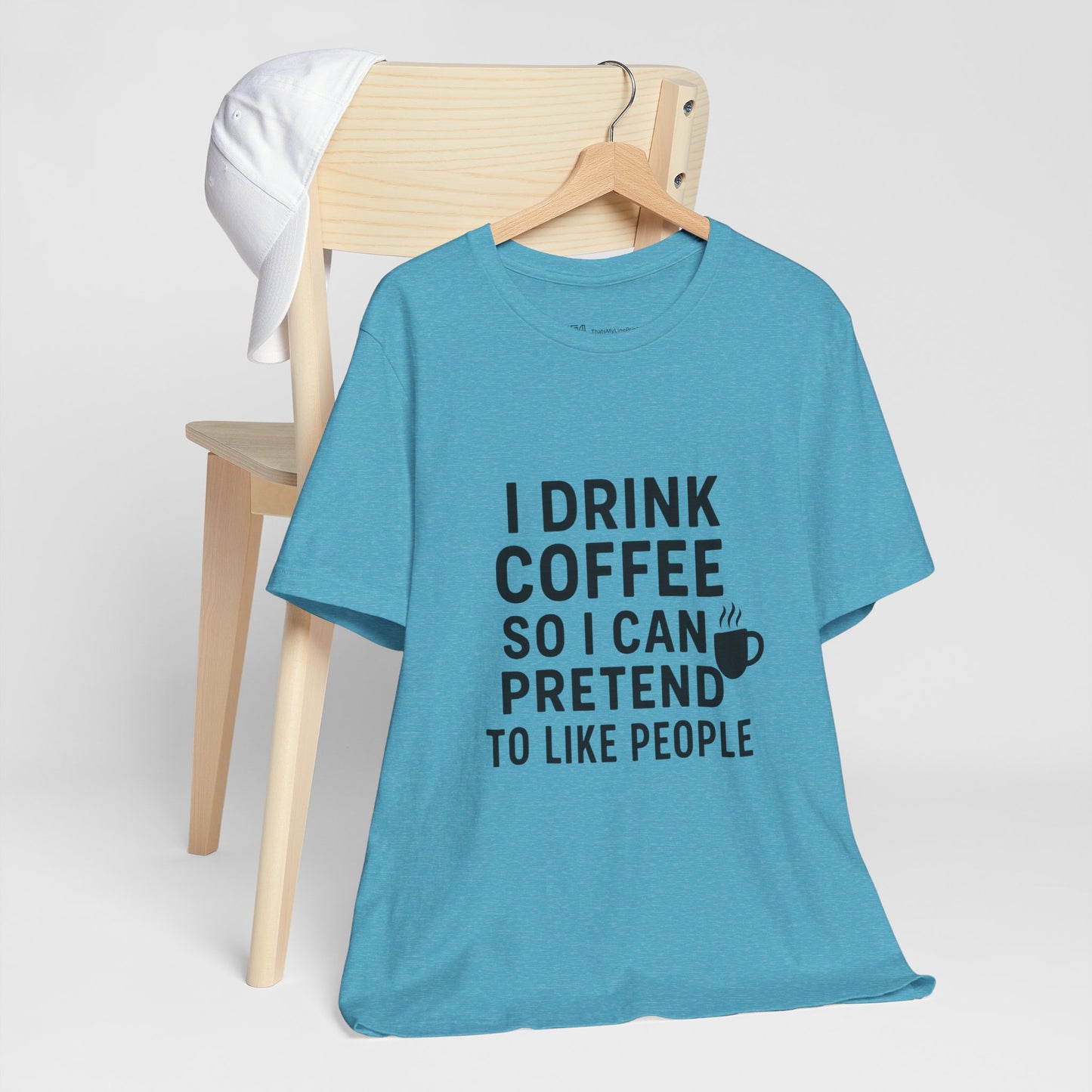 I Pretend To Like People Unisex Jersey Short Sleeve Tee T-shirt