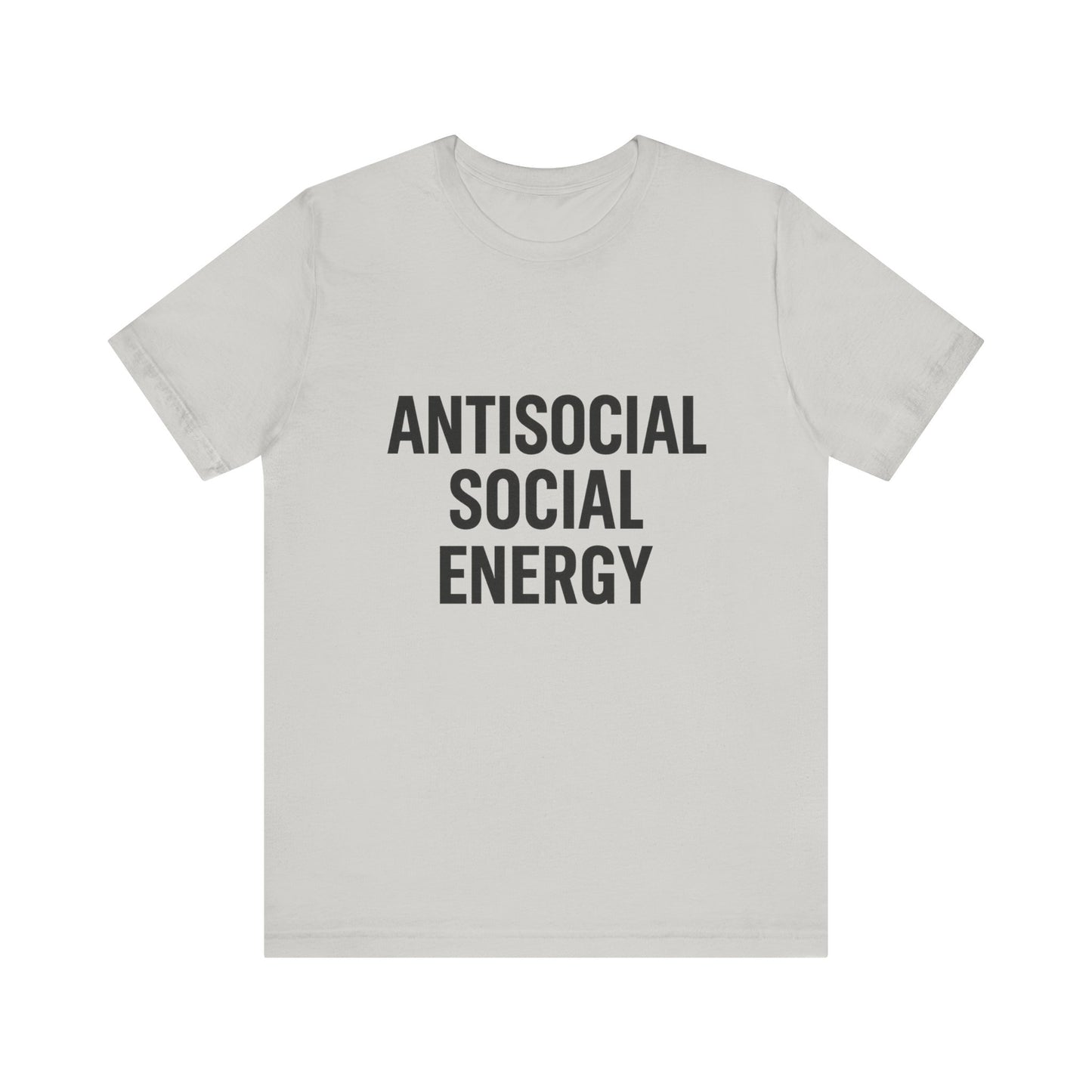 Antisocial Social Energy Unisex Jersey Short Sleeve Tee T-shirt