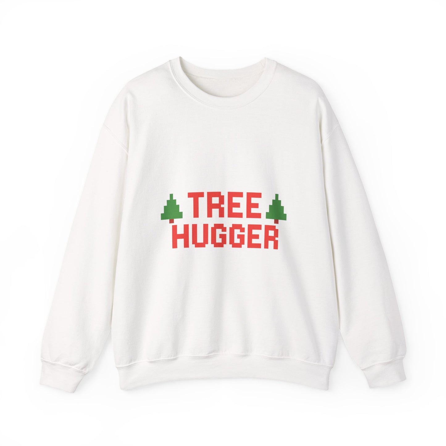 Tree Hugger Christmas Unisex Heavy Blend™ Crewneck Sweatshirt