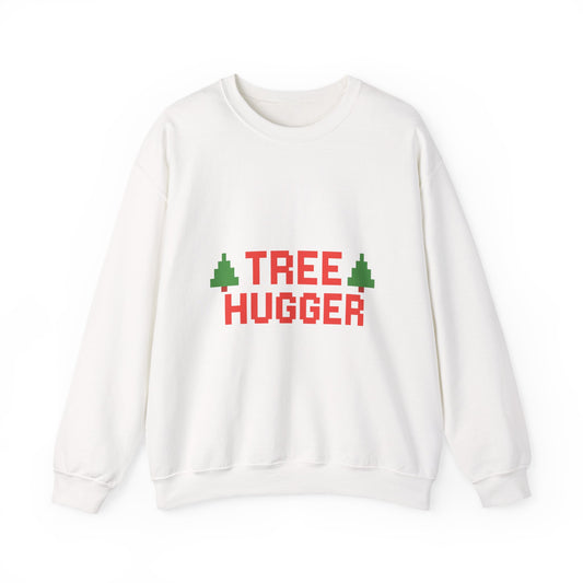 Tree Hugger Christmas Unisex Heavy Blend™ Crewneck Sweatshirt