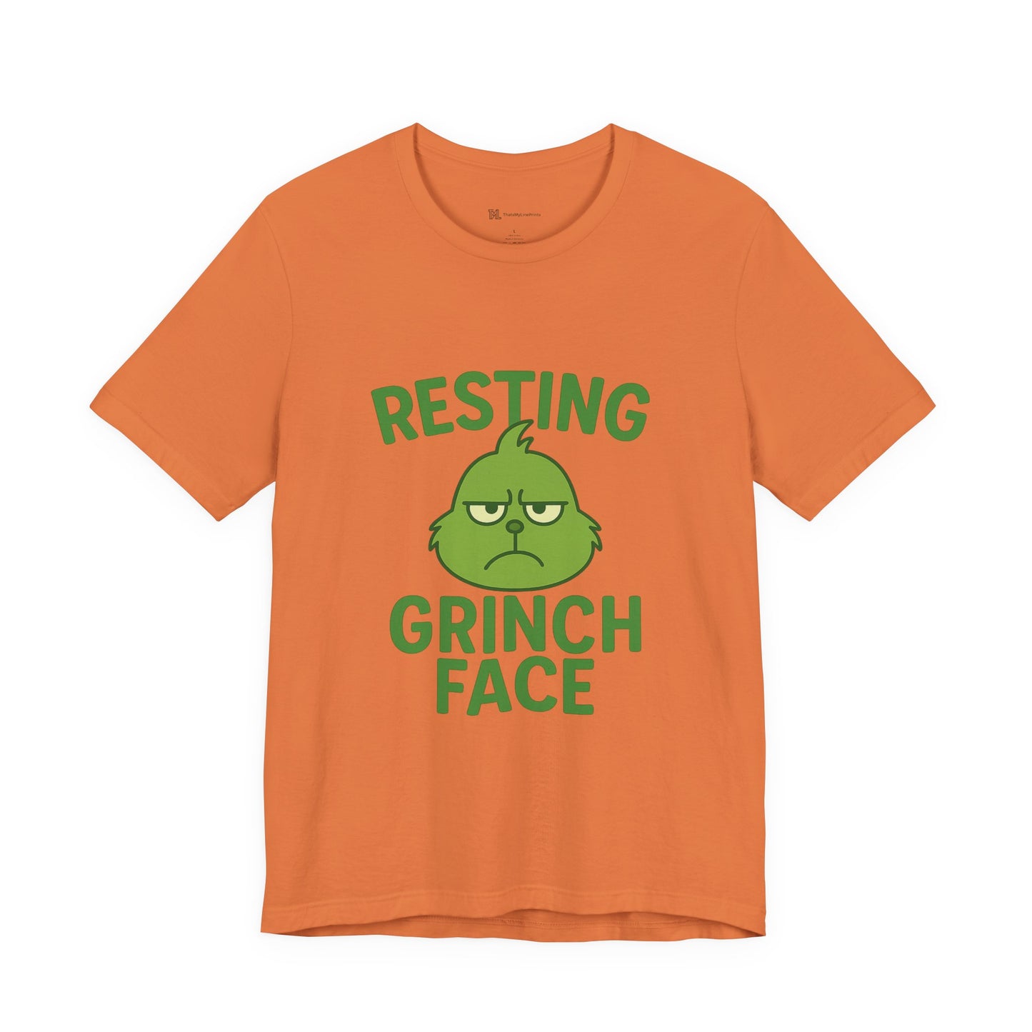 Gringe Resting Face Christmas Unisex Jersey Short Sleeve Tee T-shirt