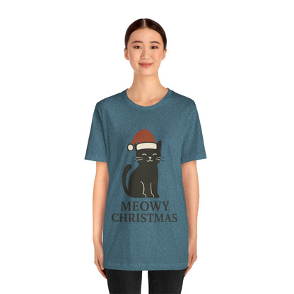 Meowy Christmas Unisex Jersey Short Sleeve Tee T-shirt