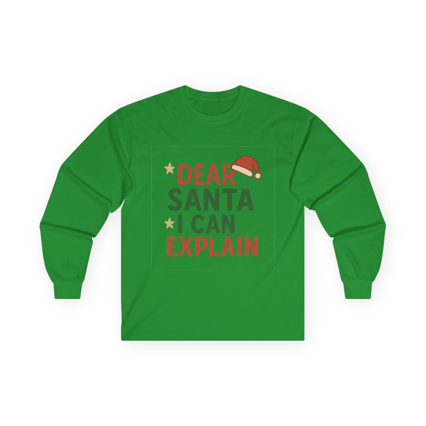 Dear Santa I Can Explain Christmas Unisex Ultra Cotton Long Sleeve Tee T-shirt