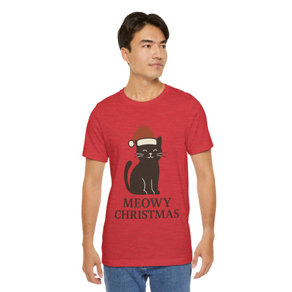Meowy Christmas Unisex Jersey Short Sleeve Tee T-shirt