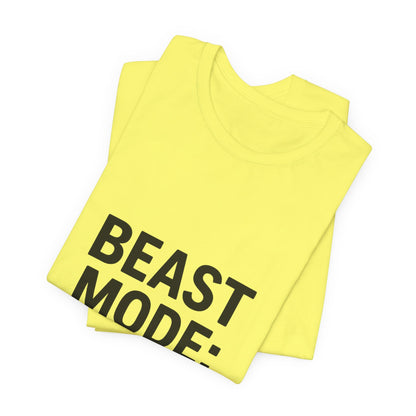 Beast Mode Enabled Unisex Jersey Short Sleeve Tee T-shirt