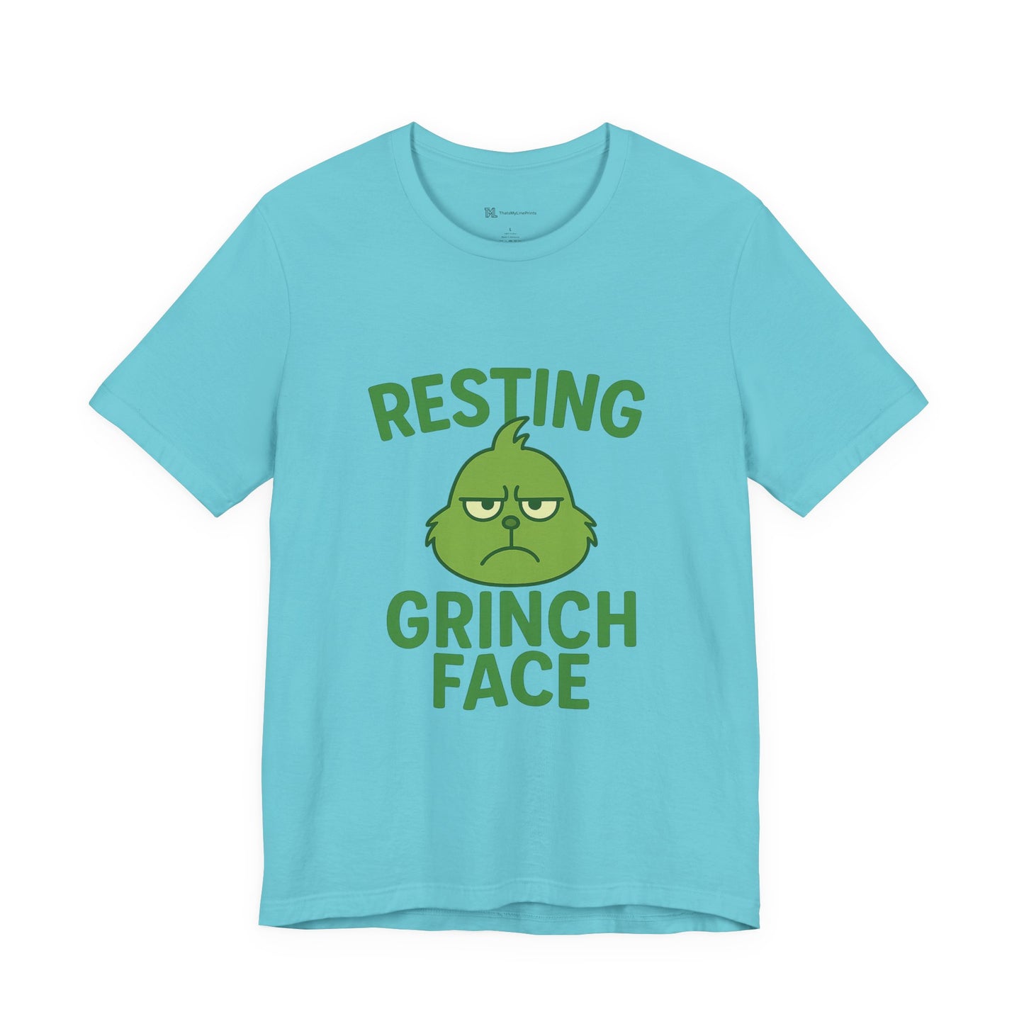 Gringe Resting Face Christmas Unisex Jersey Short Sleeve Tee T-shirt